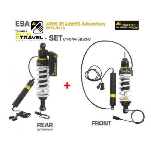 Touratech Amortisseur Plug & Travel ESA Expedition Set pour BMW R 1200 GS Adventure ('10-'13)