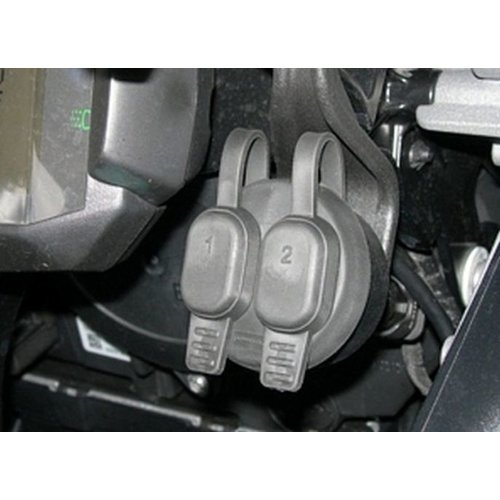 Touratech Conexión dual USB Plug-n-Play para motocicletas BMW