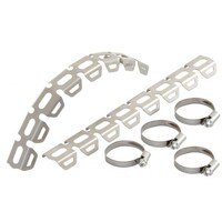 Couvercle de collecteur de tuyau universel, 35-42 mm BMW F800GT/F650GS(Twin)/F700GS/F800GS/F800GSA/Yamaha XT660/Yamaha XT1200Z Super Tenere