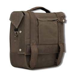 Voyager Saddlebag - Dark Oak Canvas