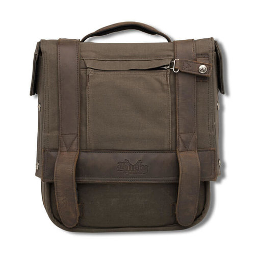 BURLY Voyager Saddlebag - Dark Oak Canvas