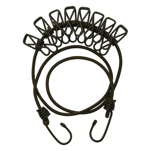 Fosco Clothesline With 8 Utility Hooks