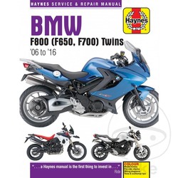 Haynes Manuale di Riparazione BMW F800 (F650/700)TWIN (06-10)