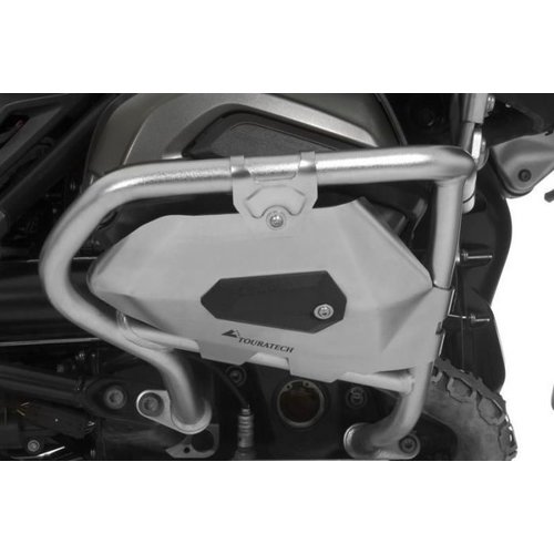 Touratech Protezione Cilindro in Acciaio Inox per BMW R 1200 GS (LC) ('13-'16)/A (LC) ('14-'16) | D'argento