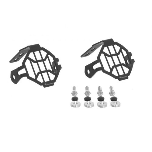 Touratech Protezione Faro in Alluminio Anodizzato per Faro Fendinebbia a LED BMW (-'17) | Nero