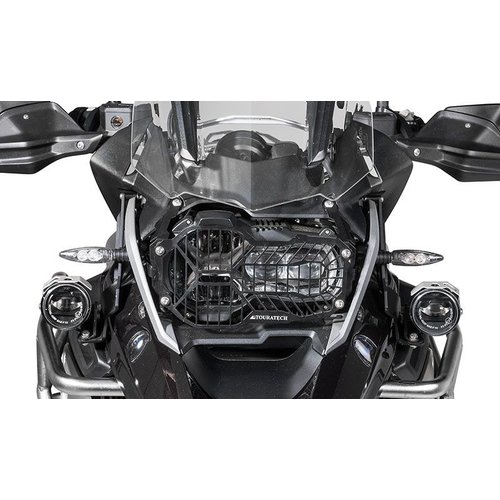 Touratech LED Extra Koplampen Mistset BMW R1250GS en R1200GS Aluminium ('13+) | Zwart