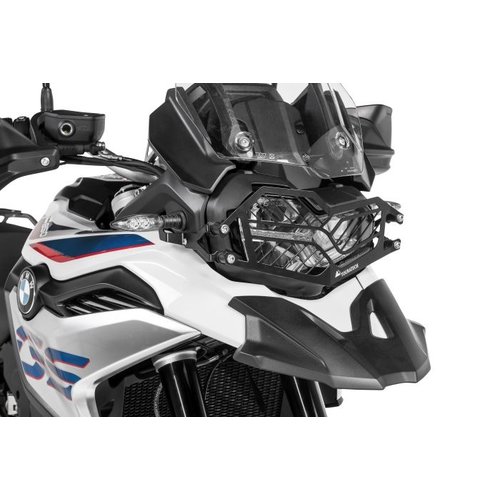 Touratech RVS Koplampbeschermer Voor BMW F 850 GS/F 750 GS | Zwart