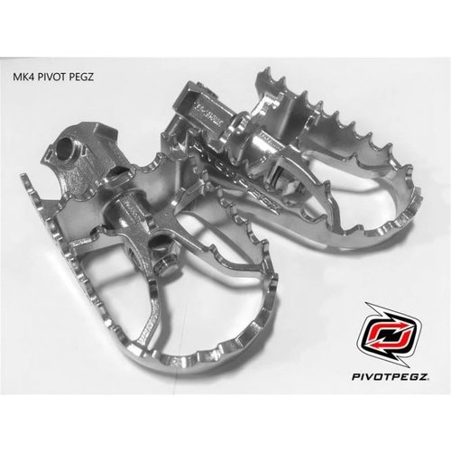 Touratech Pivote Pegz MK4 Para BMW GS | Plata