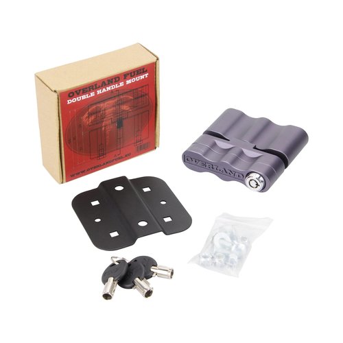 Overland Fuel Lockable Mount - Including Lock | Choose Colour