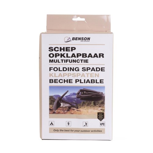 BENSON Zusammenklappbare Schaufel und Spitzhacke 2 in 1