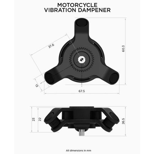 Quad Lock Trillingsdemper Voor Motorfietsen