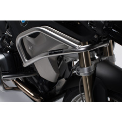 SW-Motech Bovenste Valbeugel BMW R 1200 GS/A ('17-'18)/1250 GS ('19-'22) | Zilver, Roestvrij Staal