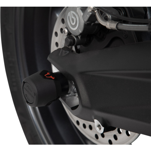 SW-Motech Achteras Slider Set  BMW F 750 GS ('18-'22)/F 850 GS ('18-'23)/F 900 R/XR ('20-'23)/S 1000 R/RR ('14-' 23) | Zwart