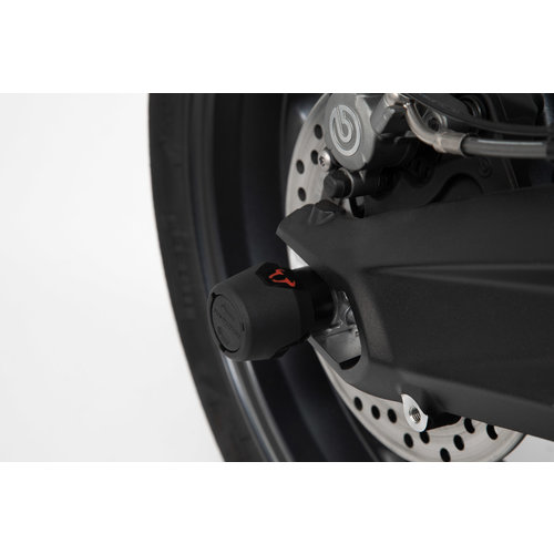 SW-Motech Achteras Slider Set  BMW F 750 GS ('18-'22)/F 850 GS ('18-'23)/F 900 R/XR ('20-'23)/S 1000 R/RR ('14-' 23) | Zwart