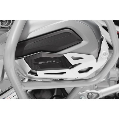 SW-Motech Cilinderbescherming BMW R 1200 GS/A ('13-'18)/R 1200 R/RS/RT ('14-'19) | Zwart Zilver
