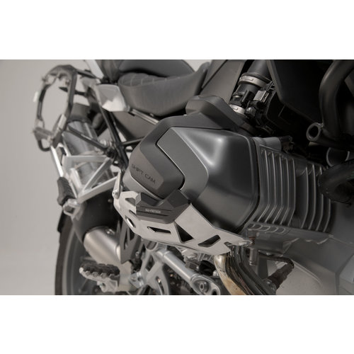 SW-Motech Cilinderbescherming BMW R 1250 GS/A ('19-'22)/R 1250 R/RS/RT ('19-'23) | Zwart Zilver