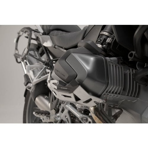 SW-Motech Protector Cilindro BMW R 1250 GS/A ('19-'22)/R 1250 R/RS/RT ('19-'23) | Negro, Plata