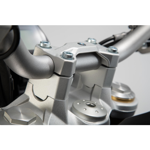 SW-Motech Riser Manubrio BMW F 750 GS ('18+) | D'argento