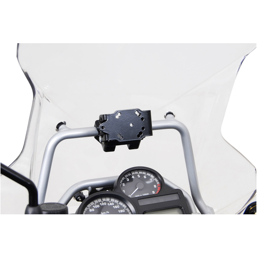 SW-Motech Supporto GPS per Barra Trasversale 17mm BMW R 1200 GS ('08-'13) | Nero