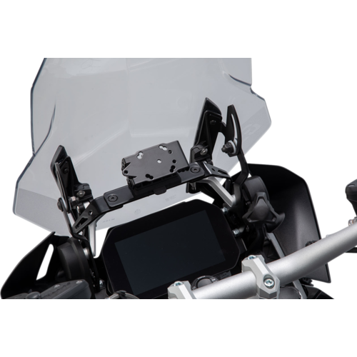 SW-Motech GPS-Halterung für Cockpit BMW R 1200 GS/A ('13-'18)/R 1250 GS/A ('19-'22) | Schwarz