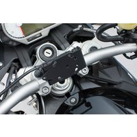 GPS-Halterung am Lenker BMW F 750 GS ('18-'22)/F 850 GS ('18-'23)/F 900 R/XR ('20-'23)/G 310 GS ('17-'23)/ S 1000 R ('14-'23) | Schwarz