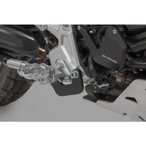 SW-Motech Rallonge de Pédale de Frein Yamaha Tenere 700 ('19-'20)/('21+) | Noir Argent