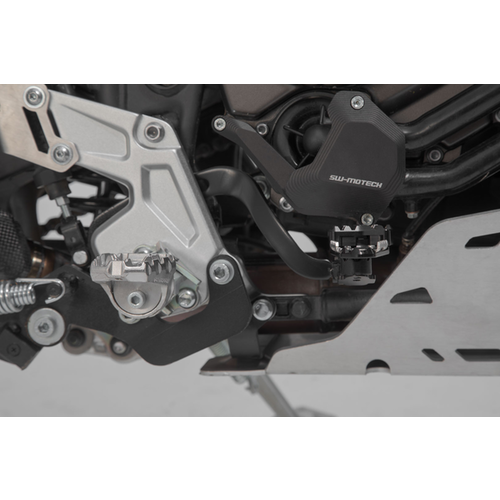 SW-Motech Rallonge de Pédale de Frein Yamaha Tenere 700 ('19-'20)/('21+) | Noir Argent