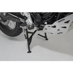 Béquille latérale de moto, Cadre de moto Support Horizon Support en alliage  d'alu um réglable Béquilles latérales B0503(rouge)+béquille moto béquille