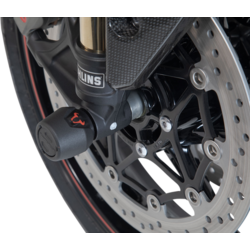 SW-Motech Front Axle Slider Set Yamaha Tenere 700 ('19+) | Black