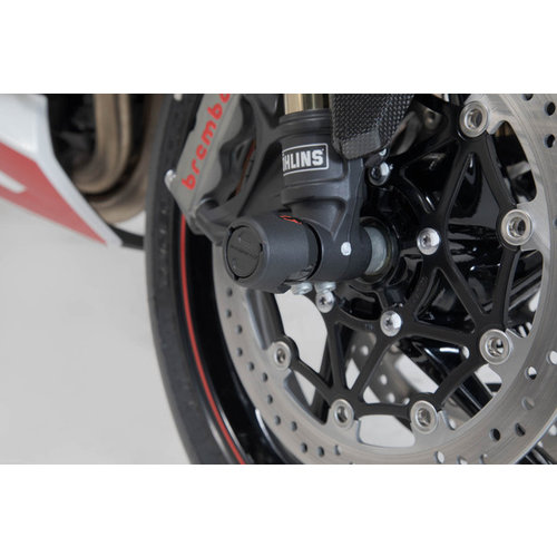 SW-Motech Jeu de Curseurs D'essieu Avant Yamaha Tenere 700 ('19+) | Le Noir