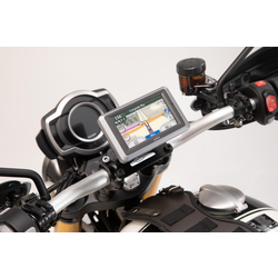SW-Motech Lenker GPS Halterung Suzuki DL1000 /V-Strom 1050/Honda CB 1100 EX | Schwarz