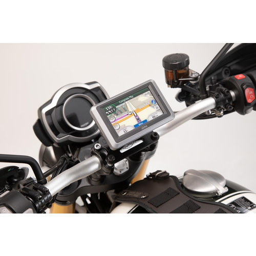 SW-Motech Handlebar GPS Mount Suzuki DL1000 /V-Strom 1050/Honda CB 1100 EX | Black