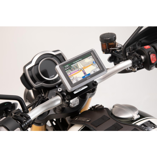 SW-Motech Supporto GPS Manubrio Suzuki DL1000 /V-Strom 1050/Honda CB 1100 EX | Nero