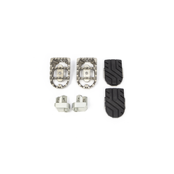 SW-Motech Footrest Kit ION Suzuki/BMW | Black, Silver