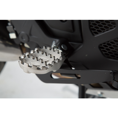 SW-Motech Footrest Kit ION Suzuki/KTM/Honda | Black, Silver