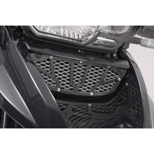 SW-Motech Protection de Radiateur D'huile BMW R 1200 GS ('08-'12)/ABS ('08-'13) | Noir Argent