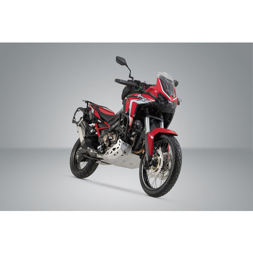 SW-Motech Portapacchi Laterale PRO Honda CRF1000L Africa Twin ('15-'19)/CRF 1100 L ('20-'21) | Nero