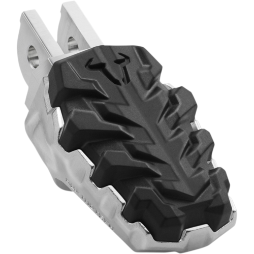 SW-Motech Repose-Pieds Evolution Honda CRF1000L Africa Twin/XRV 750/XL 600 V | Noir Argent