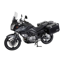 SW-Motech Portapacchi Laterale EVO Suzuki DL650 V-Strom ('04-'11) | Nero, Verniciato a Polvere