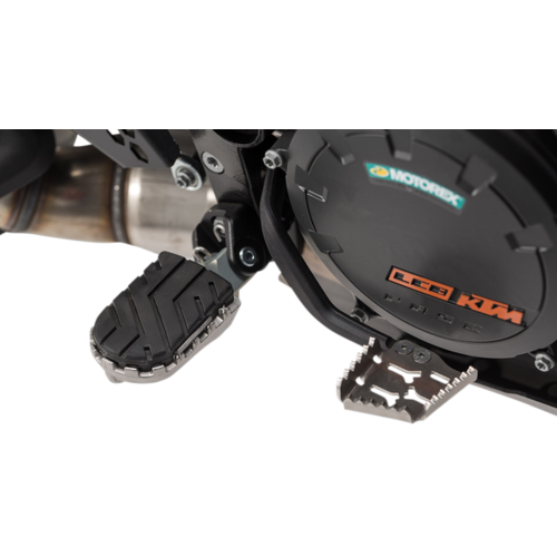 SW-Motech Verlängerung für Bremspedal KTM Super A 1290 T/R/S ('15-'20)/A 1090/1190/R/1050/990/R/Supermoto 990 R/T | Silber