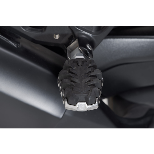 SW-Motech Evolution Fußstütze Harley-Davidson Pan America 1250 ('21+) | Schwarzes Silber