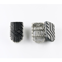 Poggiapiedi ION KTM Super Adventure 1290 S/R ('21-'22) | Argento nero