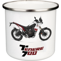 Nostalgic Mug 300 ml Yamaha Ténéré 700 | White, Red