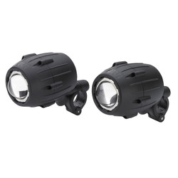 GIVI Halogenscheinwerfer-Set BMW/Honda/Suzuki/Yamaha/Harley-Davidson | Schwarz