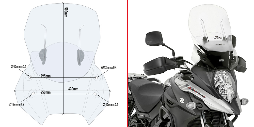 Givi airflow shop screen dl650