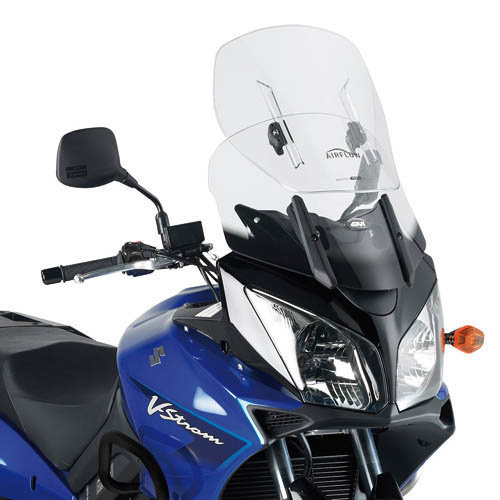 GIVI Parabrezza Airflow Suzuki DL650 V-Strom ('04-'10) | Trasparente