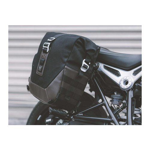 SW-Motech Leyenda Sistema Side Bag LC BMW R NineT Racer ('16-'20) | Negro