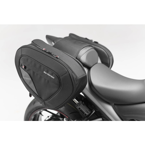 SW-Motech BLAZE Saddlebag Set H Suzuki GSX-S 1000/F ('15-'16) | Black, Gray