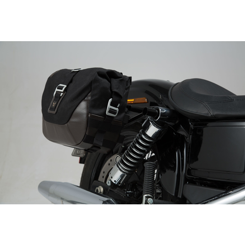 SW-Motech Legend Side Bag System LC Harley-Davidson FXDWG 1584 ('10-'12)/1690 ('12-'17) | Noir Marron