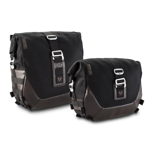 SW-Motech Legend Side Bag System LC Harley-Davidson FXBB ('18-'21)/FXLR ('19-'21)/FXST ('20-'21) | Noir, Marron